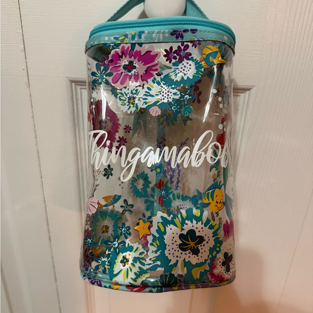 Vera Bradley x Disney The Little Mermaid Thingamabobs Cosmetic Bag